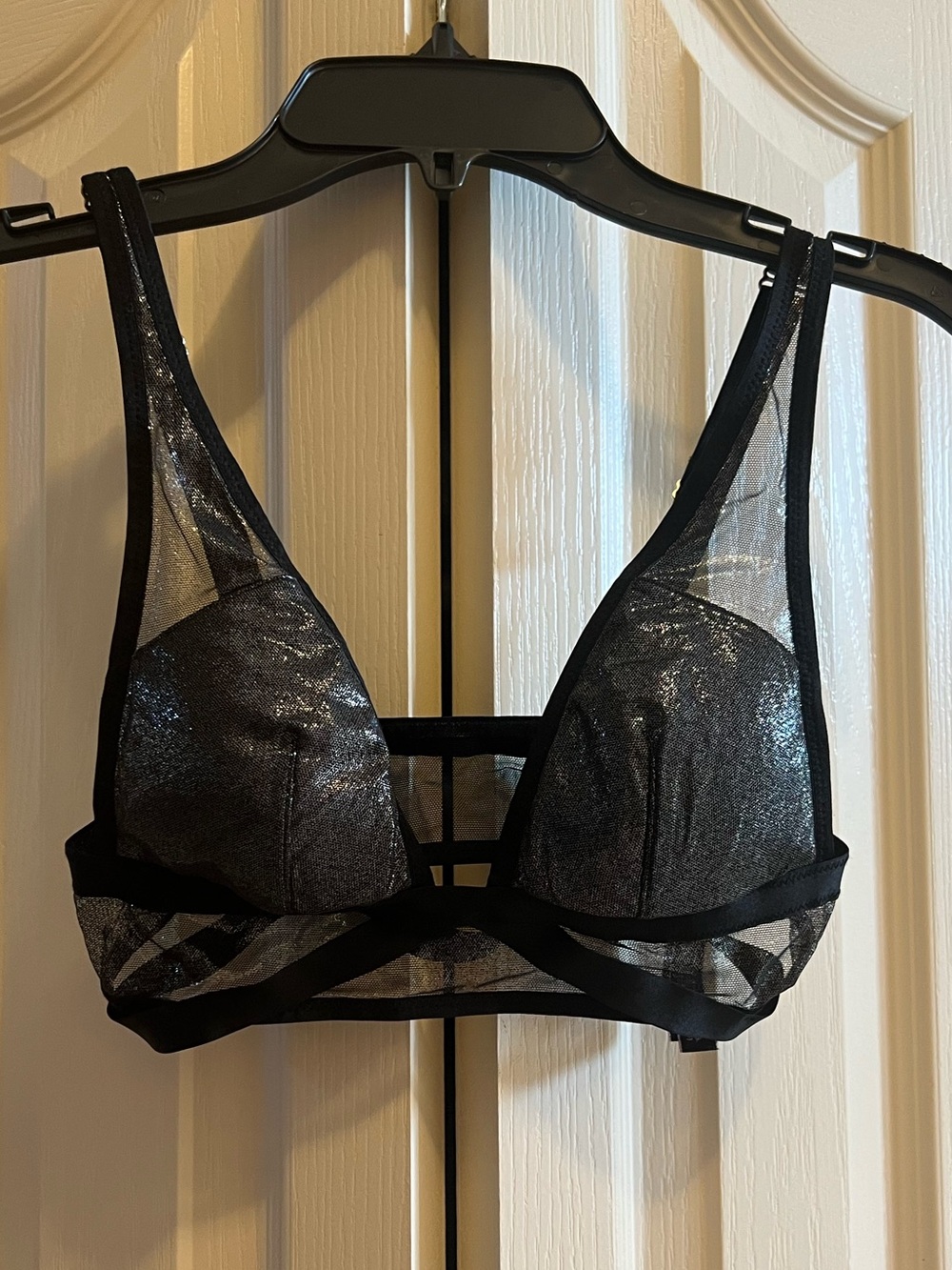 Victoria’s Secret Metallic Bralette Top XS